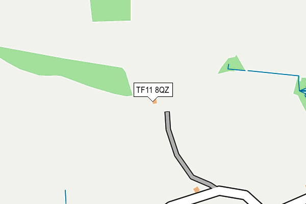TF11 8QZ map - OS OpenMap – Local (Ordnance Survey) TF11 8QZ map - OS OpenMap – Local (Ordnance Survey)