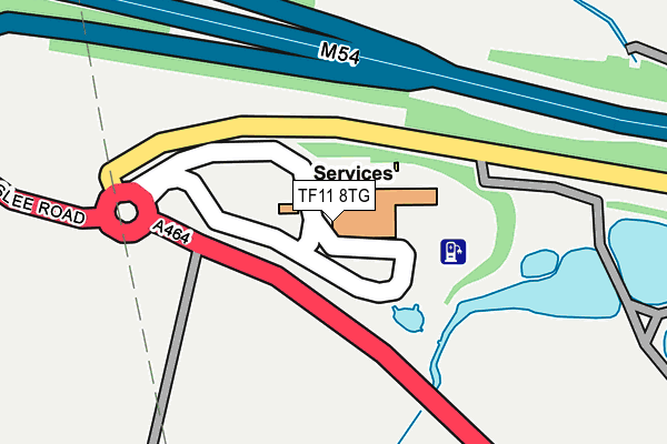 TF11 8TG map - OS OpenMap – Local (Ordnance Survey) TF11 8TG map - OS OpenMap – Local (Ordnance Survey)