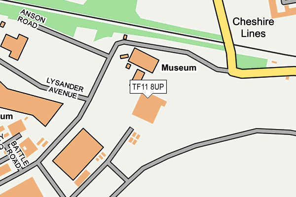 TF11 8UP map - OS OpenMap – Local (Ordnance Survey) TF11 8UP map - OS OpenMap – Local (Ordnance Survey)