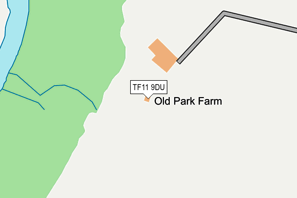 TF11 9DU map - OS OpenMap – Local (Ordnance Survey)