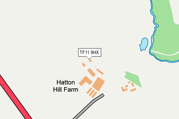 TF11 9HX map - OS OpenMap – Local (Ordnance Survey) TF11 9HX map - OS OpenMap – Local (Ordnance Survey)
