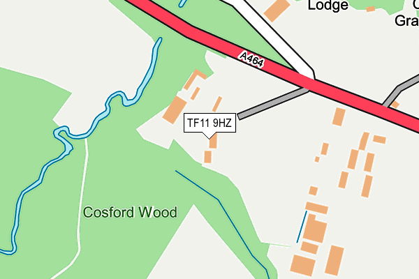 TF11 9HZ map - OS OpenMap – Local (Ordnance Survey) TF11 9HZ map - OS OpenMap – Local (Ordnance Survey)