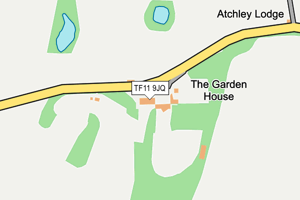 TF11 9JQ map - OS OpenMap – Local (Ordnance Survey) TF11 9JQ map - OS OpenMap – Local (Ordnance Survey)