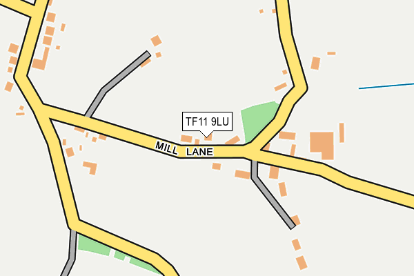 TF11 9LU map - OS OpenMap – Local (Ordnance Survey) TF11 9LU map - OS OpenMap – Local (Ordnance Survey)