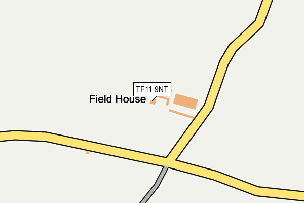 TF11 9NT map - OS OpenMap – Local (Ordnance Survey) TF11 9NT map - OS OpenMap – Local (Ordnance Survey)