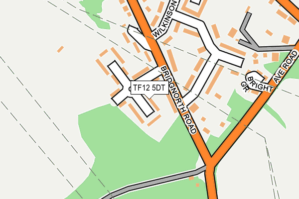 TF12 5DT map - OS OpenMap – Local (Ordnance Survey) TF12 5DT map - OS OpenMap – Local (Ordnance Survey)