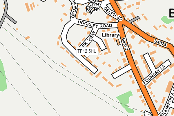 TF12 5HU map - OS OpenMap – Local (Ordnance Survey) TF12 5HU map - OS OpenMap – Local (Ordnance Survey)