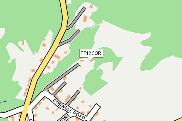 TF12 5QR map - OS OpenMap – Local (Ordnance Survey)