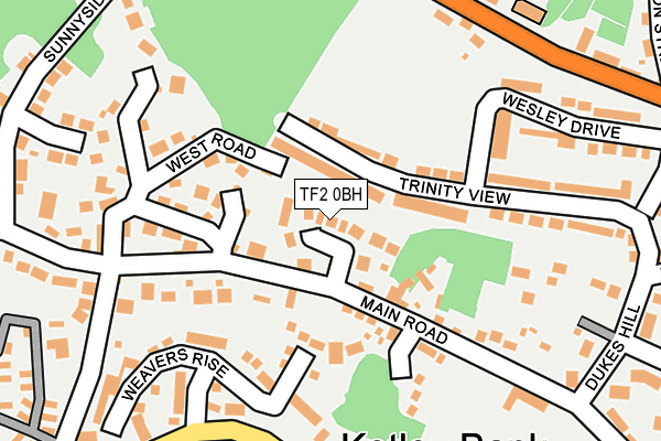 TF2 0BH map - OS OpenMap – Local (Ordnance Survey) TF2 0BH map - OS OpenMap – Local (Ordnance Survey)