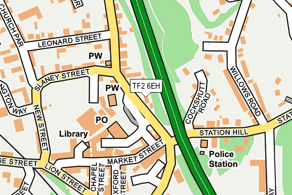 TF2 6EH map - OS OpenMap – Local (Ordnance Survey) TF2 6EH map - OS OpenMap – Local (Ordnance Survey)