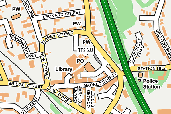 TF2 6JJ map - OS OpenMap – Local (Ordnance Survey) TF2 6JJ map - OS OpenMap – Local (Ordnance Survey)