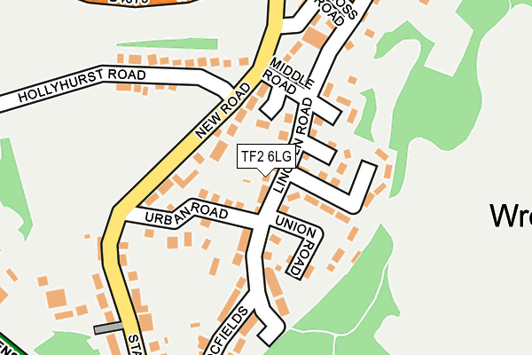 TF2 6LG map - OS OpenMap – Local (Ordnance Survey) TF2 6LG map - OS OpenMap – Local (Ordnance Survey)