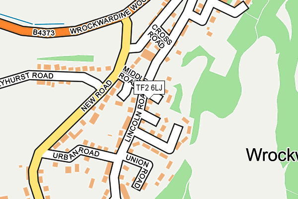 TF2 6LJ map - OS OpenMap – Local (Ordnance Survey) TF2 6LJ map - OS OpenMap – Local (Ordnance Survey)