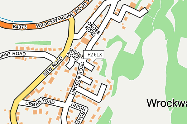 TF2 6LX map - OS OpenMap – Local (Ordnance Survey) TF2 6LX map - OS OpenMap – Local (Ordnance Survey)