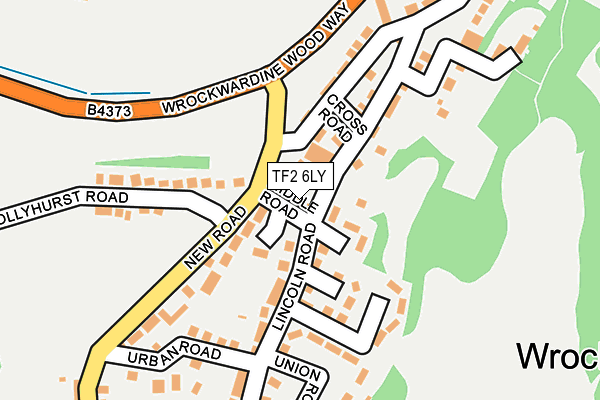 TF2 6LY map - OS OpenMap – Local (Ordnance Survey) TF2 6LY map - OS OpenMap – Local (Ordnance Survey)