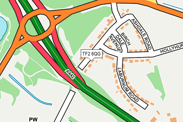 TF2 6QG map - OS OpenMap – Local (Ordnance Survey) TF2 6QG map - OS OpenMap – Local (Ordnance Survey)