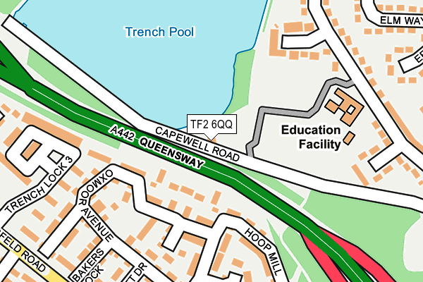 TF2 6QQ map - OS OpenMap – Local (Ordnance Survey) TF2 6QQ map - OS OpenMap – Local (Ordnance Survey)