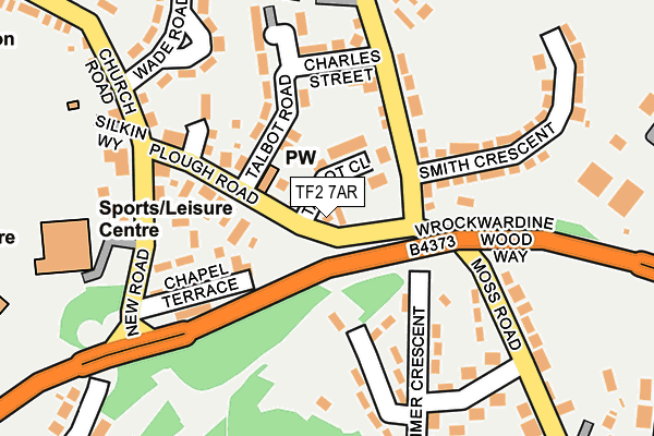 TF2 7AR map - OS OpenMap – Local (Ordnance Survey) TF2 7AR map - OS OpenMap – Local (Ordnance Survey)