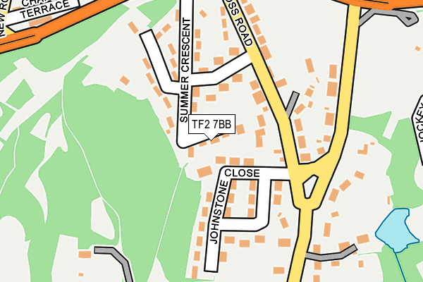 TF2 7BB map - OS OpenMap – Local (Ordnance Survey) TF2 7BB map - OS OpenMap – Local (Ordnance Survey)
