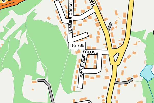 TF2 7BE map - OS OpenMap – Local (Ordnance Survey) TF2 7BE map - OS OpenMap – Local (Ordnance Survey)