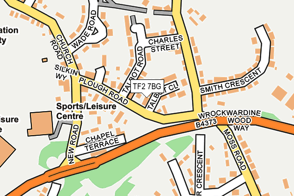 TF2 7BG map - OS OpenMap – Local (Ordnance Survey) TF2 7BG map - OS OpenMap – Local (Ordnance Survey)