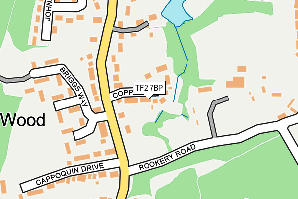 TF2 7BP map - OS OpenMap – Local (Ordnance Survey) TF2 7BP map - OS OpenMap – Local (Ordnance Survey)