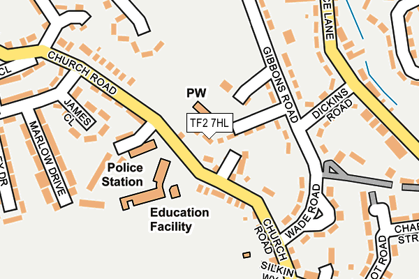 TF2 7HL map - OS OpenMap – Local (Ordnance Survey) TF2 7HL map - OS OpenMap – Local (Ordnance Survey)