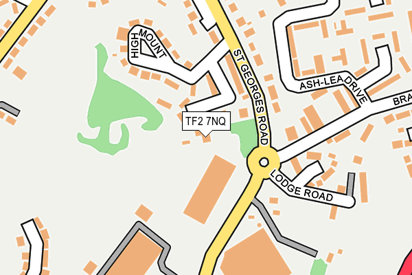 TF2 7NQ map - OS OpenMap – Local (Ordnance Survey) TF2 7NQ map - OS OpenMap – Local (Ordnance Survey)