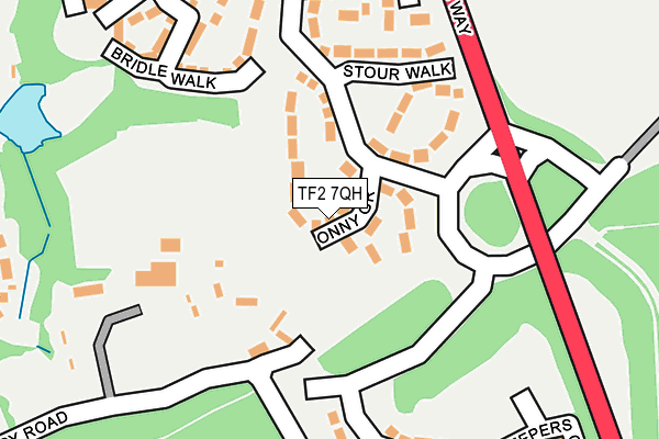TF2 7QH map - OS OpenMap – Local (Ordnance Survey) TF2 7QH map - OS OpenMap – Local (Ordnance Survey)