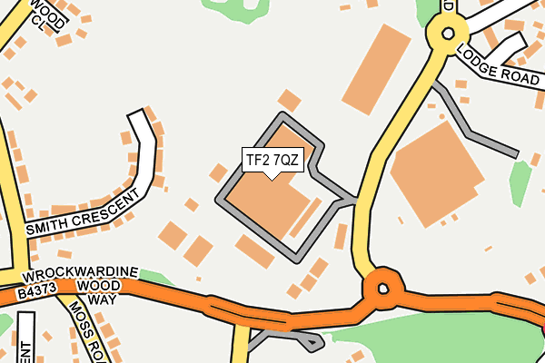 TF2 7QZ map - OS OpenMap – Local (Ordnance Survey) TF2 7QZ map - OS OpenMap – Local (Ordnance Survey)