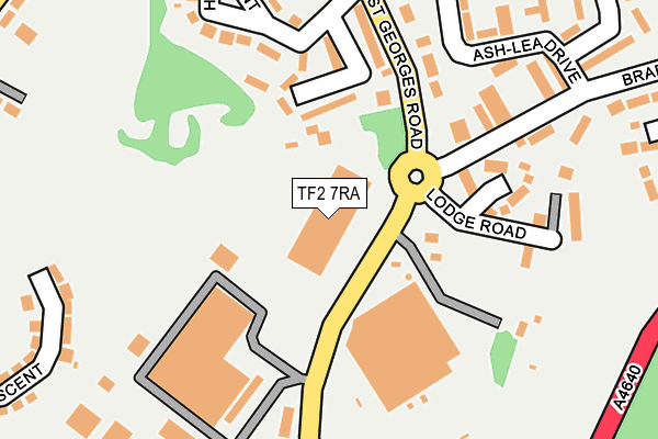 TF2 7RA map - OS OpenMap – Local (Ordnance Survey) TF2 7RA map - OS OpenMap – Local (Ordnance Survey)