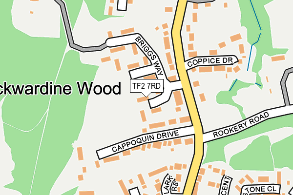 TF2 7RD map - OS OpenMap – Local (Ordnance Survey)