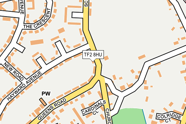 TF2 8HU map - OS OpenMap – Local (Ordnance Survey) TF2 8HU map - OS OpenMap – Local (Ordnance Survey)