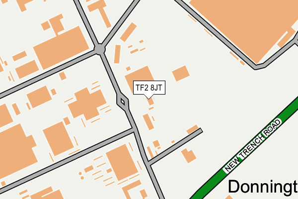 TF2 8JT map - OS OpenMap – Local (Ordnance Survey) TF2 8JT map - OS OpenMap – Local (Ordnance Survey)