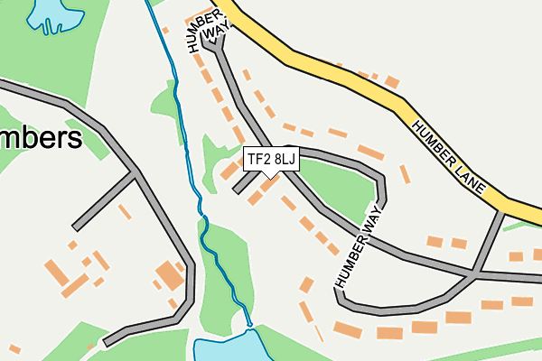 TF2 8LJ map - OS OpenMap – Local (Ordnance Survey) TF2 8LJ map - OS OpenMap – Local (Ordnance Survey)