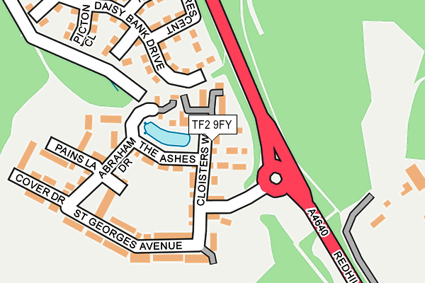 TF2 9FY map - OS OpenMap – Local (Ordnance Survey) TF2 9FY map - OS OpenMap – Local (Ordnance Survey)