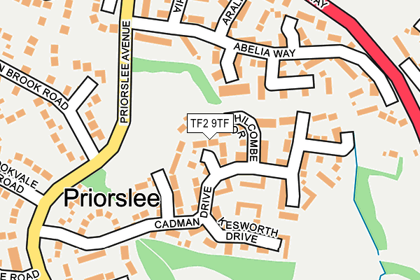 TF2 9TF map - OS OpenMap – Local (Ordnance Survey)