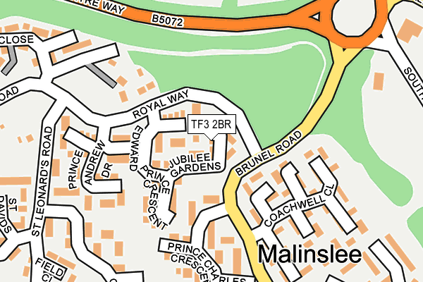 TF3 2BR map - OS OpenMap – Local (Ordnance Survey) TF3 2BR map - OS OpenMap – Local (Ordnance Survey)