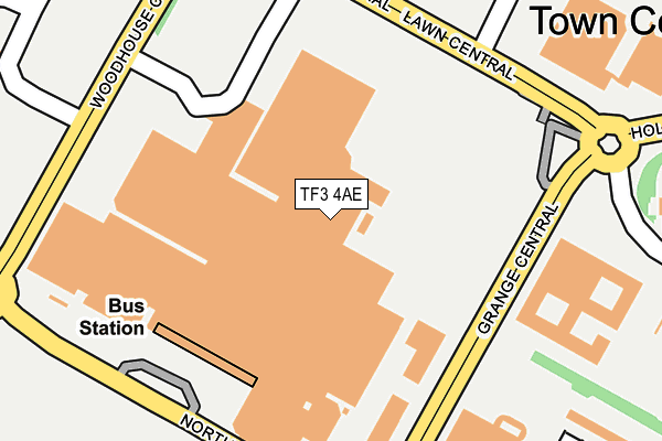 TF3 4AE map - OS OpenMap – Local (Ordnance Survey) TF3 4AE map - OS OpenMap – Local (Ordnance Survey)