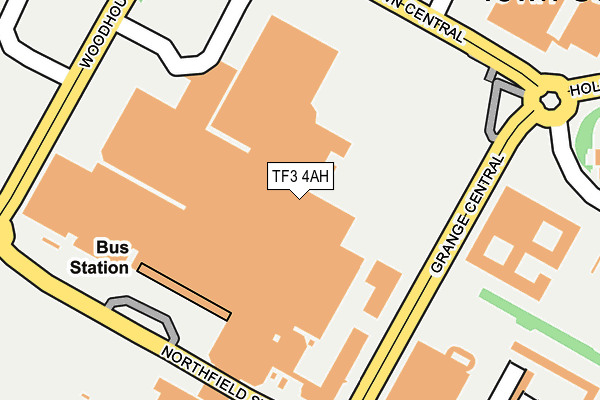 TF3 4AH map - OS OpenMap – Local (Ordnance Survey) TF3 4AH map - OS OpenMap – Local (Ordnance Survey)
