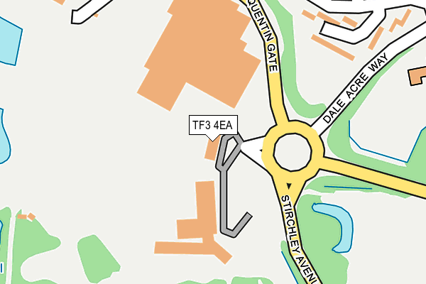 TF3 4EA map - OS OpenMap – Local (Ordnance Survey) TF3 4EA map - OS OpenMap – Local (Ordnance Survey)