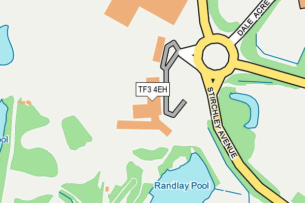 TF3 4EH map - OS OpenMap – Local (Ordnance Survey) TF3 4EH map - OS OpenMap – Local (Ordnance Survey)