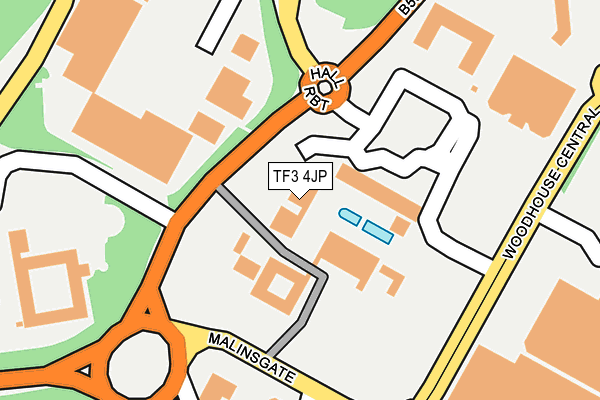 TF3 4JP map - OS OpenMap – Local (Ordnance Survey) TF3 4JP map - OS OpenMap – Local (Ordnance Survey)