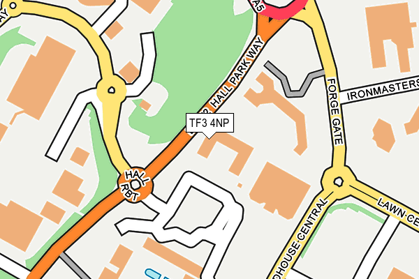 TF3 4NP map - OS OpenMap – Local (Ordnance Survey) TF3 4NP map - OS OpenMap – Local (Ordnance Survey)