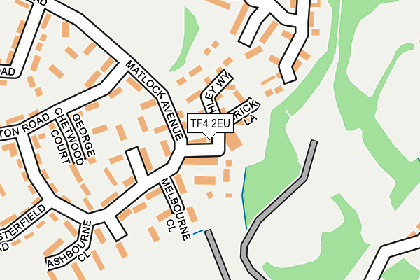 TF4 2EU map - OS OpenMap – Local (Ordnance Survey) TF4 2EU map - OS OpenMap – Local (Ordnance Survey)