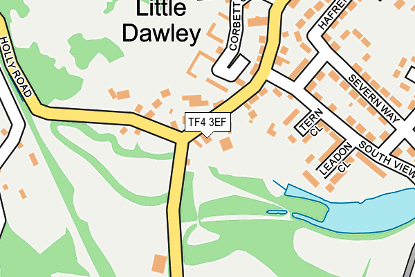 TF4 3EF map - OS OpenMap – Local (Ordnance Survey) TF4 3EF map - OS OpenMap – Local (Ordnance Survey)