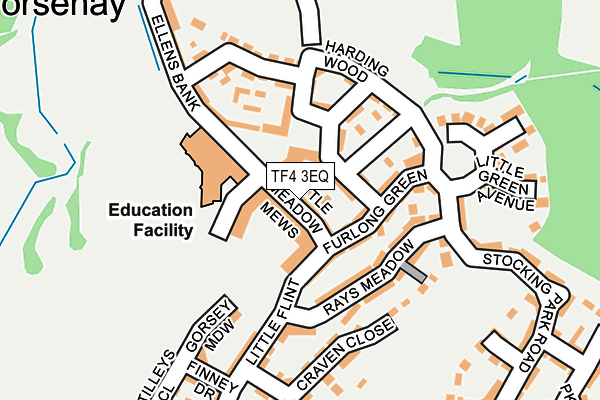 TF4 3EQ map - OS OpenMap – Local (Ordnance Survey) TF4 3EQ map - OS OpenMap – Local (Ordnance Survey)