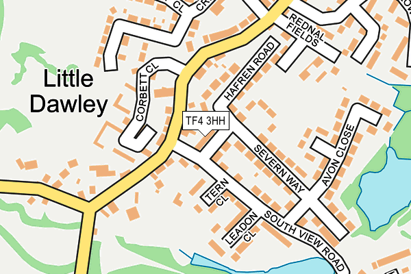TF4 3HH map - OS OpenMap – Local (Ordnance Survey) TF4 3HH map - OS OpenMap – Local (Ordnance Survey)