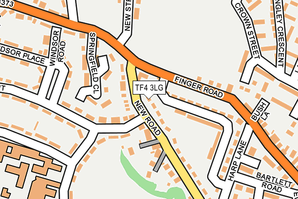 TF4 3LG map - OS OpenMap – Local (Ordnance Survey) TF4 3LG map - OS OpenMap – Local (Ordnance Survey)