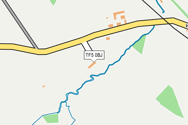 TF5 0BJ map - OS OpenMap – Local (Ordnance Survey) TF5 0BJ map - OS OpenMap – Local (Ordnance Survey)